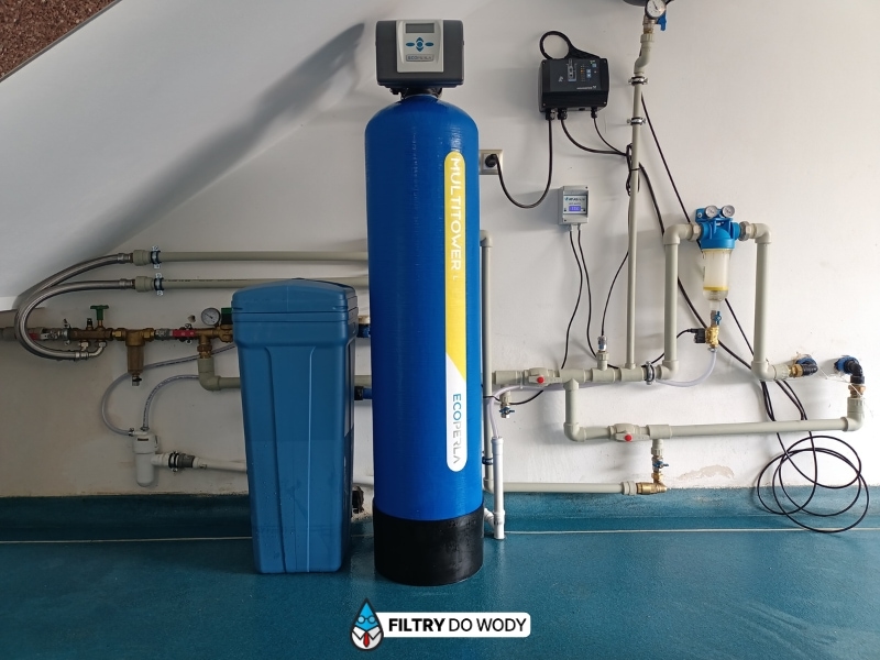 Zamontowana stacja wielofunkcyjna Ecoperla Multitower