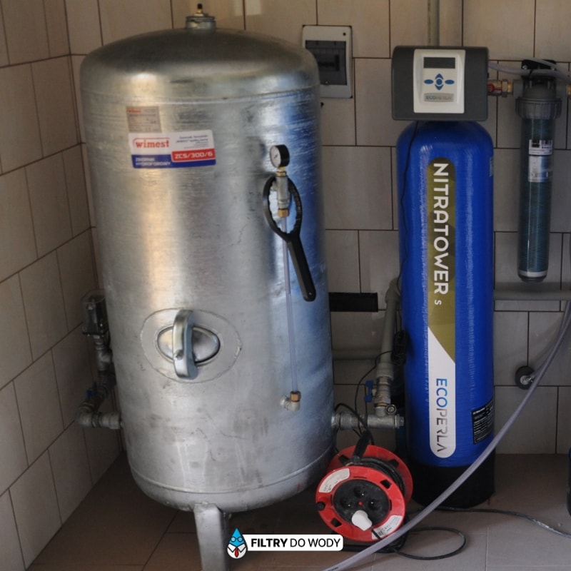 Zamontowana stacja do azotanów Ecoperla Nitratower