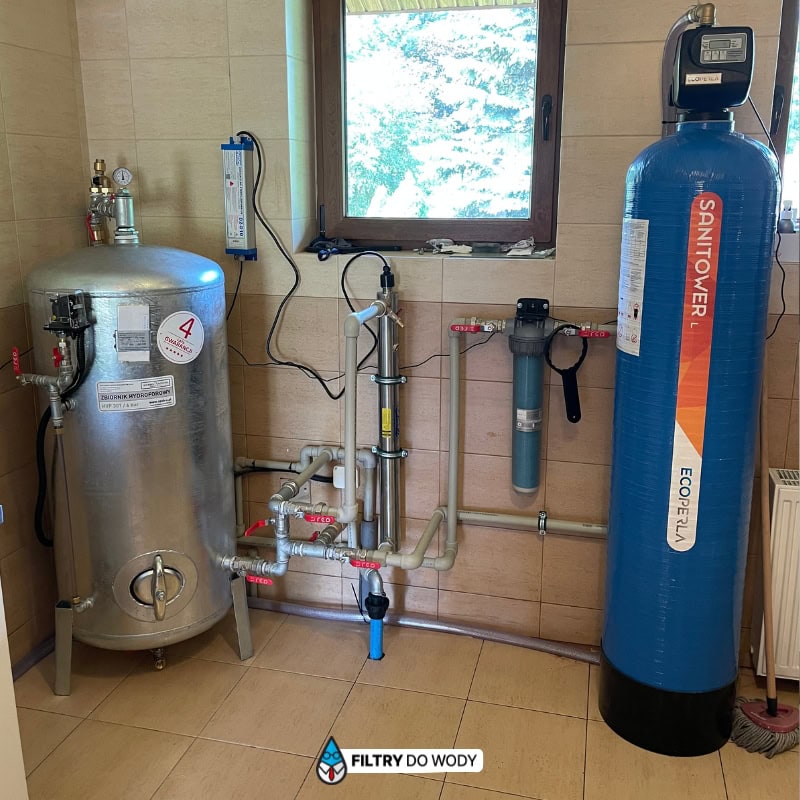 Montaż stacji do usuwania manganu z wody